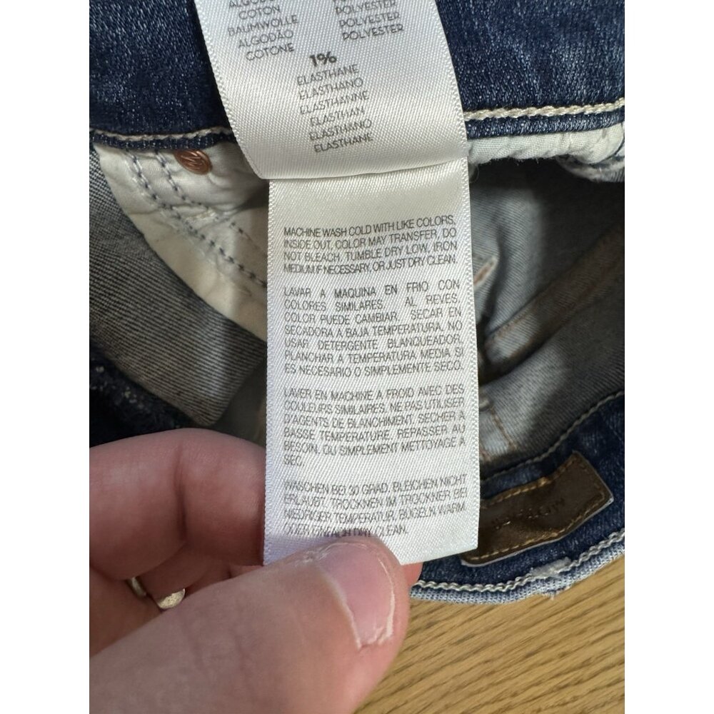 MOTHER Denim The Insider Crop‎ Step Chew Jeans in Dancing on Coals (size 23) - Picture 12 of 16